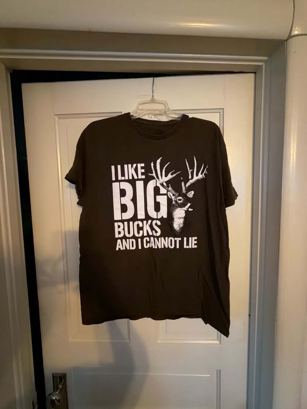 Ink Inc I Like Big Bucks And I Cannot Lie Deer Hunting Humor T-Shirt Brown Men's